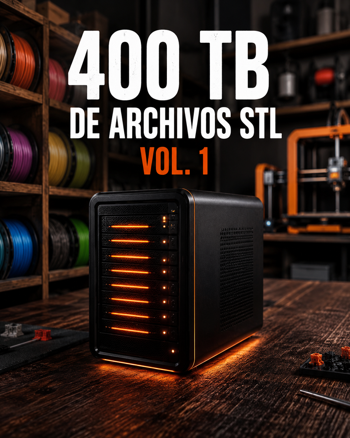 ZONA STL | Pack Fuente Vol. 1 — 400TB de Archivos STL | La Colección Más Grande Para Imprimir en 3D