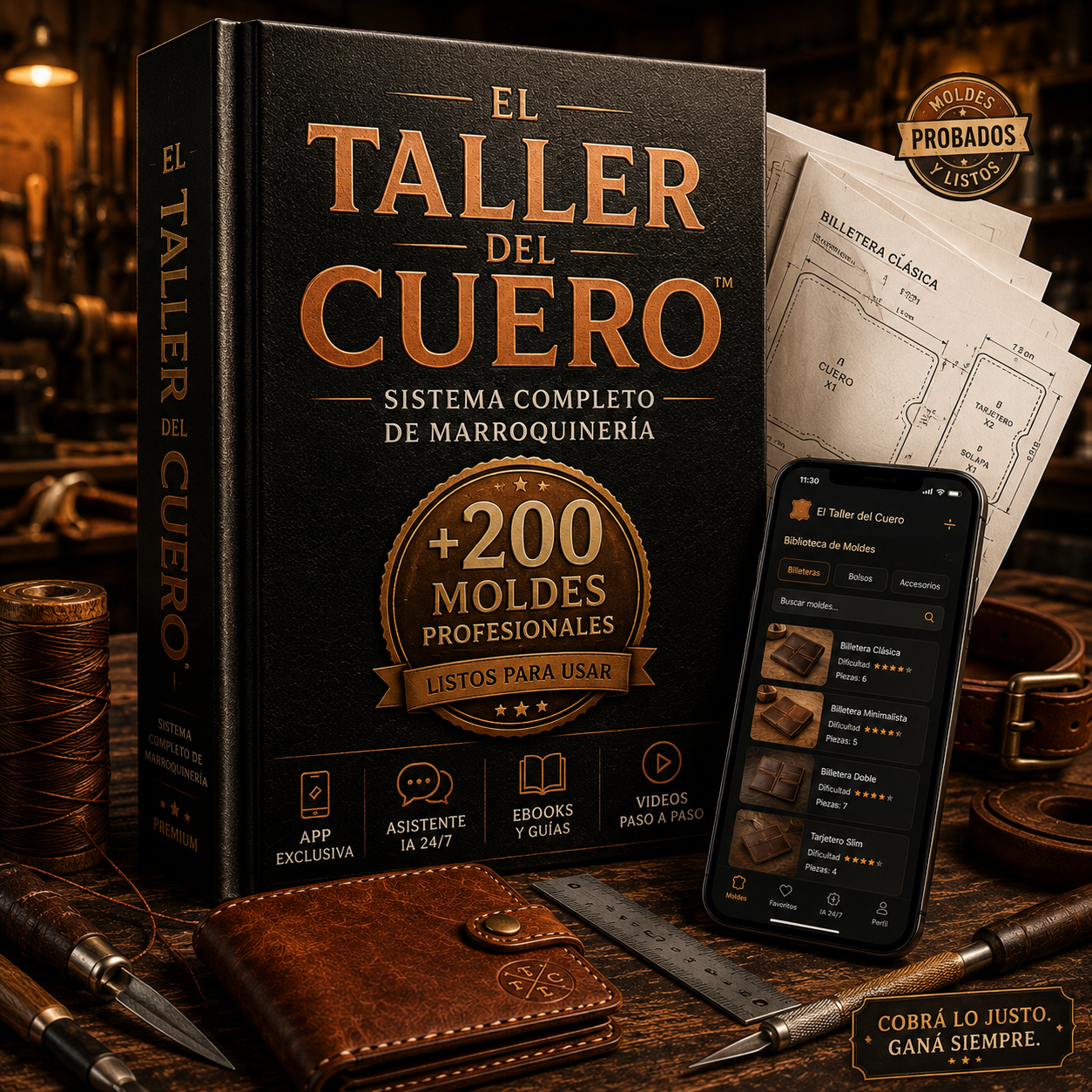 El Taller del Cuero™ | Sistema Completo de Marroquinería