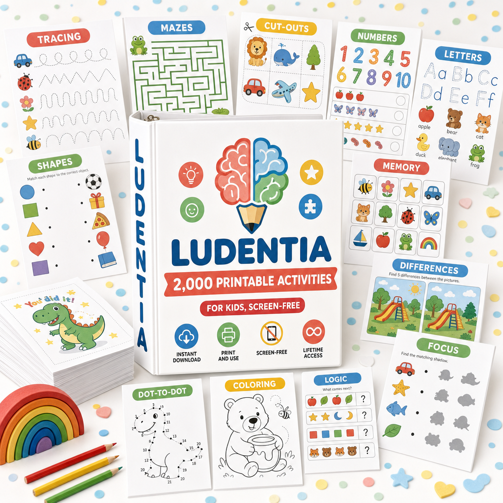 LUDENTIA — 2,000 printable activities for kids
