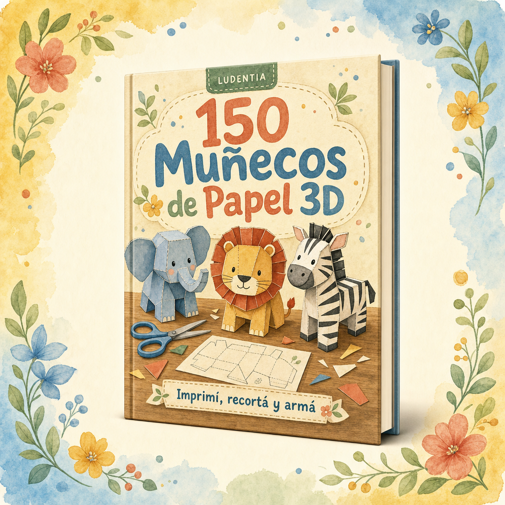 Regalo 1 — 150 muñecos de papel 3D