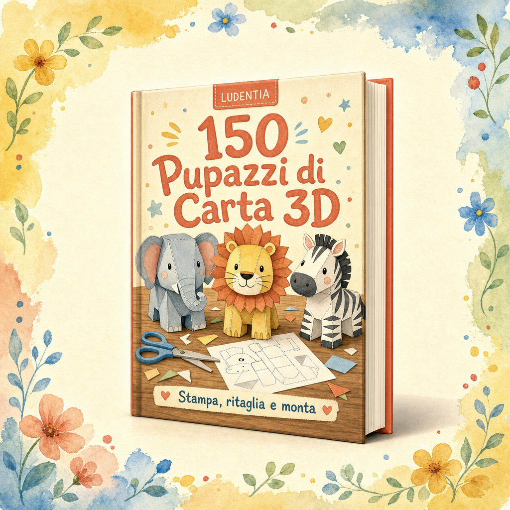 Regalo 1 — 150 pupazzi di carta 3D